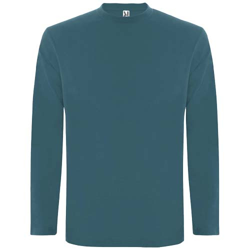 T-shirt publicitaire 160g manches longues homme Extreme Roly Bleu tempête